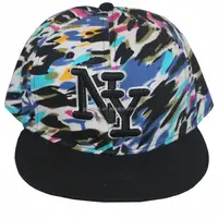 כובע snapback רקמת לוגו ניו יורק באיכות גבוהה