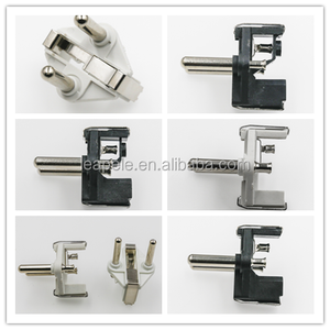 PL-256 Thổ Nhĩ Kỳ Cắm Chèn 4.8MM 10/16A VDE Được Phê Duyệt 2 Prong Cắm Với Hướng Dẫn Chèn - Product Image 3