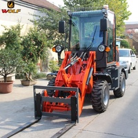 Hochwertiger Wolf Miniradlader WL 80 mit CE-Zertifizierung