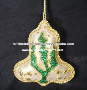 Indian Hand Embroidery Christmas Tree Ornaments - Product Image 1