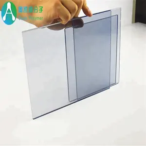 Folha de pvc rígida transparente 2mm para placas de cristal