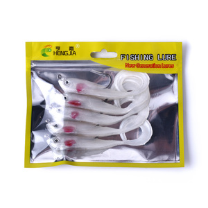 <span class=keywords><strong>Leurre</strong></span> <span class=keywords><strong>souple</strong></span> de pêche <span class=keywords><strong>avec</strong></span> tête plombée et hameçon, 11cm 16g, 5 pièces/sac - Product Image 4