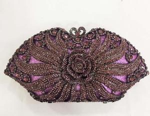 Bolso de noche dorado 2019 bolso de embrague de cristal para combinar con bolso de diamantes de imitación elegante para mujer de <span class=keywords><strong>fiesta</strong></span> - Product Image 3