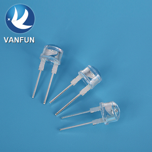Vanfun <span class=keywords><strong>5Mm</strong></span> <span class=keywords><strong>Led</strong></span> Diode Stro Hoed Ontwerp Omgekeerde Spanning <span class=keywords><strong>5V</strong></span> <span class=keywords><strong>Dip</strong></span> Door Gat 1000 Stuks Per Tas Fabrikant Product - Product Image 3