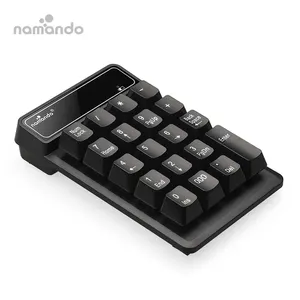 Avatto-clavier sans fil avec numéro de pavé numérique, 2.4Ghz, 19 touches, étanche, depuis l'usine