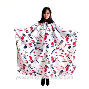 Hot koop custom polyester kapper cape haar capes en schorten