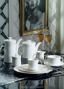 Basalona série en gros bonne qualité restaurant <span class=keywords><strong>buffet</strong></span> dîner plaque <span class=keywords><strong>blanc</strong></span> hôtel assiettes en porcelaine - Product Image 5