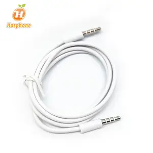 Cable auxiliar para teléfono móvil, Conector de audio auxiliar, 3,5mm, para coche, iphone, Samsung, Android