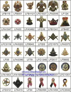 Freemason alfinete de lapela de metal personalizado, maçônico