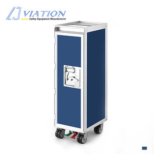 Mejor oferta de catering aéreo carro aerolínea basura Carro de metal de la carretilla - Product Image 6