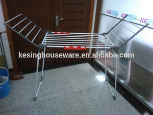 China supplier folding balcony indoor floor steel Hangers for <span class=keywords><strong>the</strong></span> clothing - Product Image 2