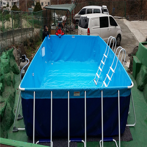Fabricant professionnel fournissant des piscines rectangulaires en acier portables avec cadre métallique et revêtement en PVC pour l'extérieur - Product Image 6