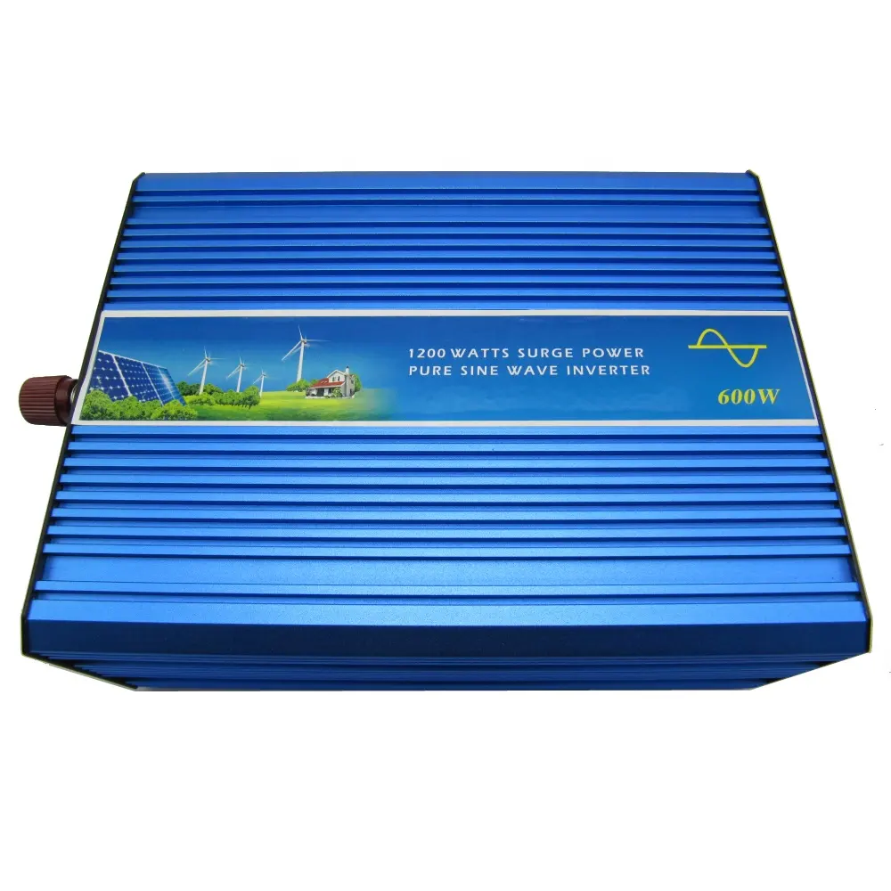 600W Off Grid Pure Sine Wave Wind Solar Hybrid DC To AC Portable Inverter