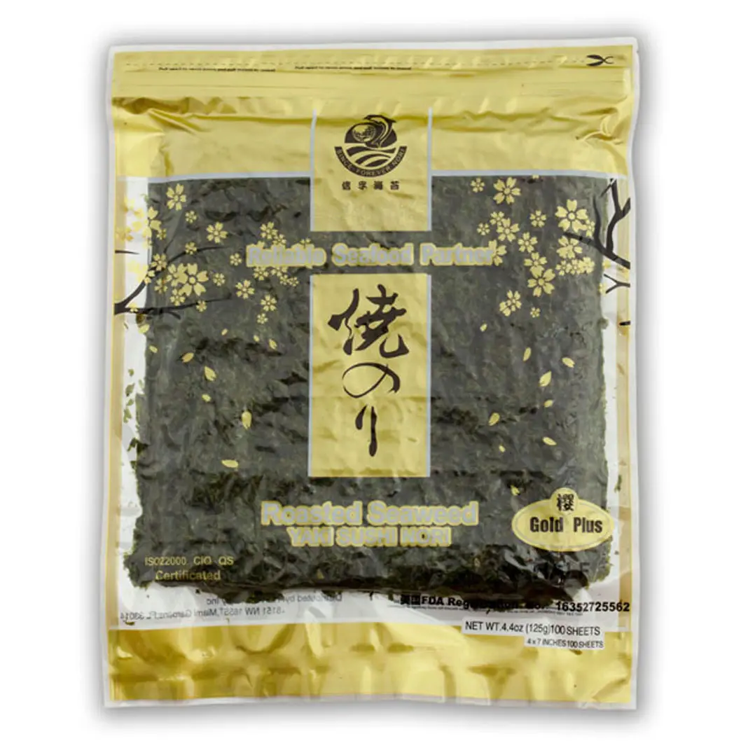 Competitive price roasted nori sushi nori sheets dried seaweed 100sheets