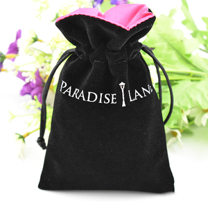 Produits pas cher et pratique chaude <span class=keywords><strong>velours</strong></span> noir pochette en satin bijoux emballage - Product Image 1