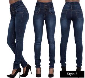 <span class=keywords><strong>Ebay</strong></span> Hot Mulheres Longo Azul Denim Calças Compridas Skinny Estiramento Calças <span class=keywords><strong>Jeans</strong></span> - Product Image 3