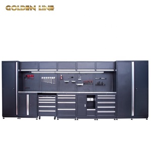 Hot new products industrial metal tool cabinet with tools work bench