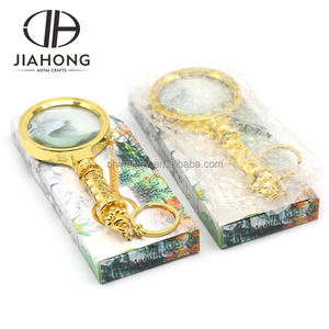 Oro de lujo promoción <span class=keywords><strong>digital</strong></span> lectura <span class=keywords><strong>lupa</strong></span> de cristal grande con caja - Product Image 4