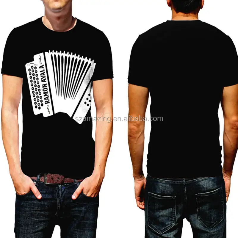 新しいデザインの再生可能な音楽アコーディオンTシャツ