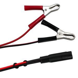 Câble de chargeur de batterie de voiture avec pinces crocodiles rouges et noires pour batterie de moto/voiture/VTT/<span class=keywords><strong>bateau</strong></span> - Product Image 4