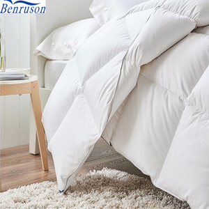 Edredones del edredón hipoalergénico muñecos 350 GSM tamaño <span class=keywords><strong>super</strong></span> king cama invierno pesado blanco ganso duvet <span class=keywords><strong>pluma</strong></span> alternativa - Product Image 5