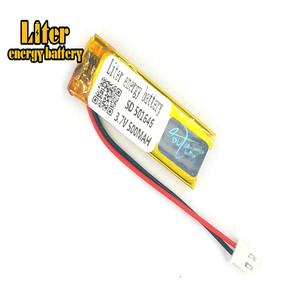Plug 2.5-2 P 3.7 V 501646 500 mah small lipo battery rechargeable Li-ion battery - Product Image 1