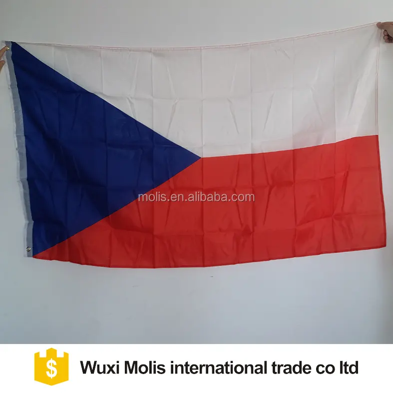 Pas cher 2018 La Russie coupe du monde 100% polyester grand Tchèque drapeau national