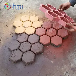 HTX DIY Plastic Injection Stone Concrete Paving Molds For Sale