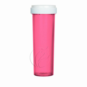 Plastic CR Reversible Medicine Pill Pharmaceutical Vials Bottles Push And Turn Herb Container