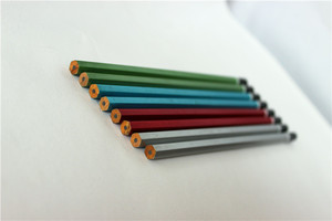 Fabricant professionnel de papeterie <span class=keywords><strong>Crayon</strong></span> en bois à plomb noir <span class=keywords><strong>laser</strong></span> métallique brillant à la mode avec extrémité trempée - Product Image 5