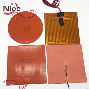 120v Factory Silicone Rubber Etched Foil Heater