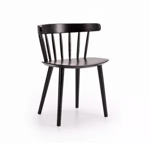 商业家具高品质现代斯堪的纳维亚设计餐饮家具木制餐厅婚庆租赁扶手餐椅