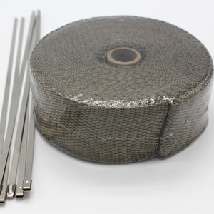 <span class=keywords><strong>Cinta</strong></span> Aislante de <span class=keywords><strong>Escape</strong></span> de Titanio Resistente al Calor, Material Ignífugo, Fabricante Chino - Product Image 6