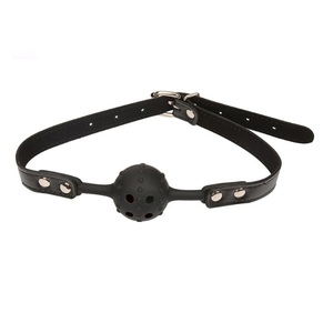 Esaret ile Nefes Silikon Ağız Topu <span class=keywords><strong>Gag</strong></span> PU askı Için Erkek ve Kadın - Product Image 3
