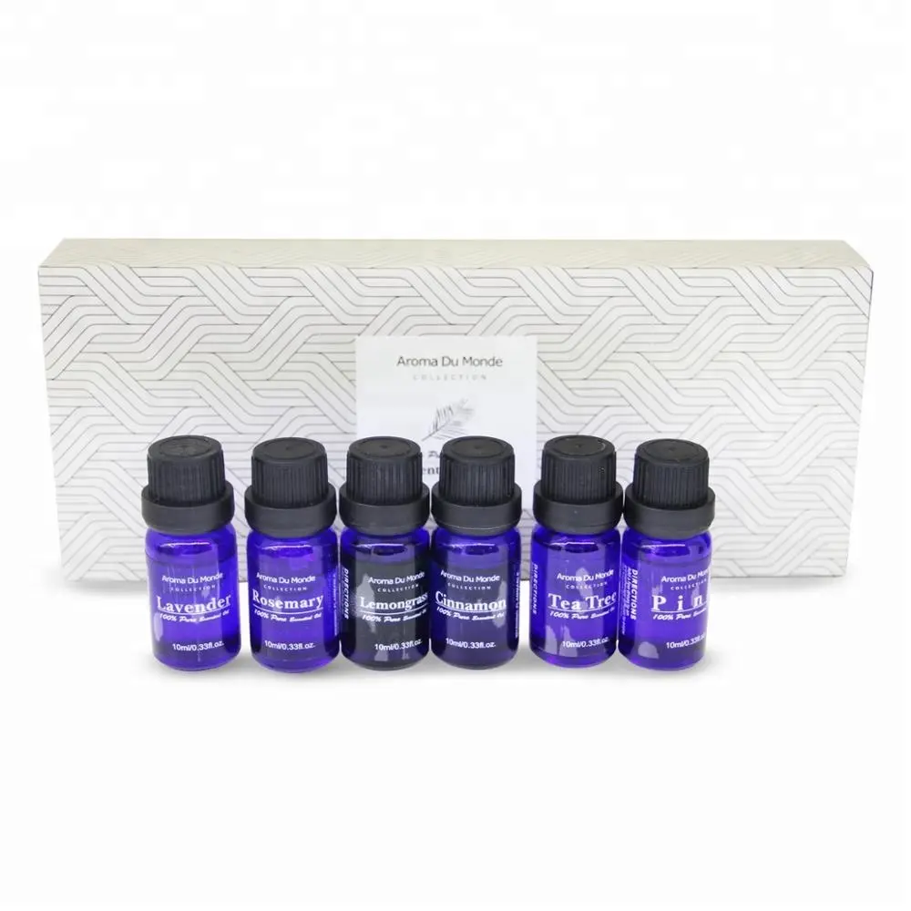 Custom香りオイル6個Essential Oil Set 10ミリリットル高品質ホームフレグランスオイル