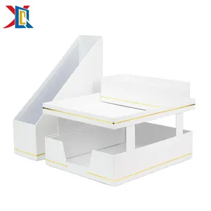 Papier Karton Lagerung Boxen Datei Dokument Stapeln Fach Büro Desktop-Organizer