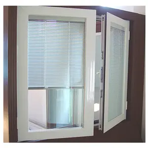 magnetic control blinds inside glass window