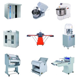 Mesin Oven panggang putar jalur produksi roti, mesin makanan ringan 32 nampan mesin Oven roti Putar - Product Image 1