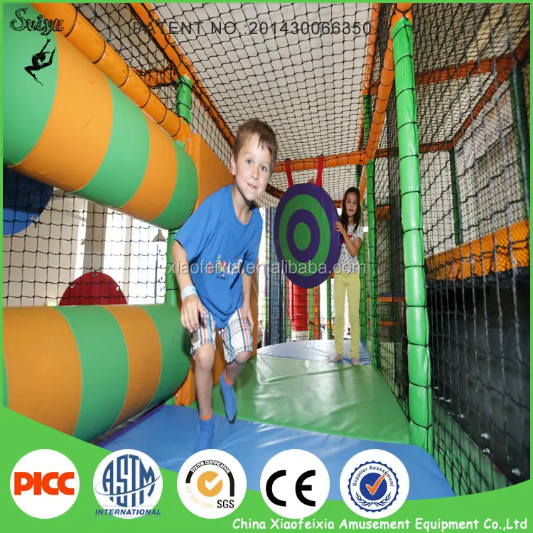 Garanzia Della qualità di Divertimenti Gioco Zip Linea Per Bambini Parco Giochi Al Coperto