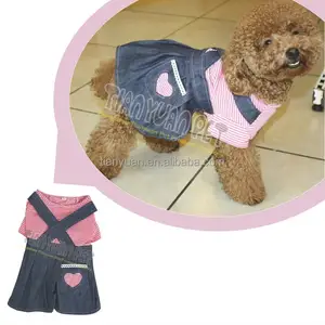 Bestseller langlebig mit China Dog Jeans Kleid Großhandel Japan Hunde kleidung