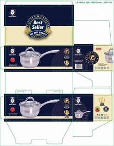 Olla de Acero Inoxidable con Mango Largo, Utensilios de Cocina Más Vendidos al por Mayor, <span class=keywords><strong>Kaisa</strong></span> Hoff - Product Image 3