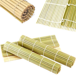 Alfombrilla enrollable de bambú para sushi, tapete de mesa de bambú, piel de Vietnam - Product Image 4