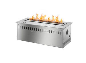 Caminetto a <span class=keywords><strong>Bioetanolo</strong></span> di Alta Qualità da 18 Pollici <span class=keywords><strong>con</strong></span> Telecomando, Senza Fumo, Moderno, da Incasso per Interni - Product Image 3