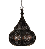 Plafonnier suspendu au Style marocain en noir, lanterne Vintage, luminaire de plafond, offre spéciale,