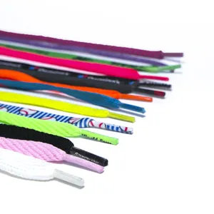 Factory Multicolor Flat Shoe Lace Bulk Wholesale Shoelace For Sale