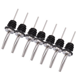 Bar Accessories Custom Stainless Steel Dispenser Olive Oil Wine Aerator Liquor Bottle Drip Stop Wine <strong>Pourer</strong> - Product Image 1