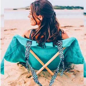 沙滩巾与棒平原染色标志刺绣原住民