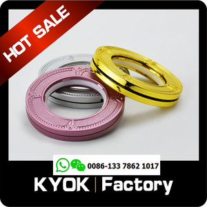 Anneaux pour rideaux en gros KYOK, anneaux pour rideaux en ABS de 60 mm - Product Image 6