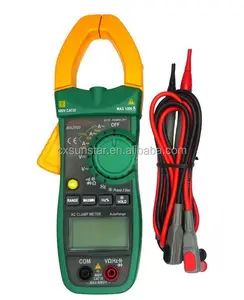 MS2115A Multimeter Jepit Digital, Voltmeter AC DC, Ammeter Ohm Tester Herz