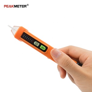 NCV-Tester Werkseitiger berührungs loser elektronischer Wechsels pannungs detektors tift mit LED-<span class=keywords><strong>Alarm</strong></span>-Live-Kabel <span class=keywords><strong>test</strong></span> - Product Image 5